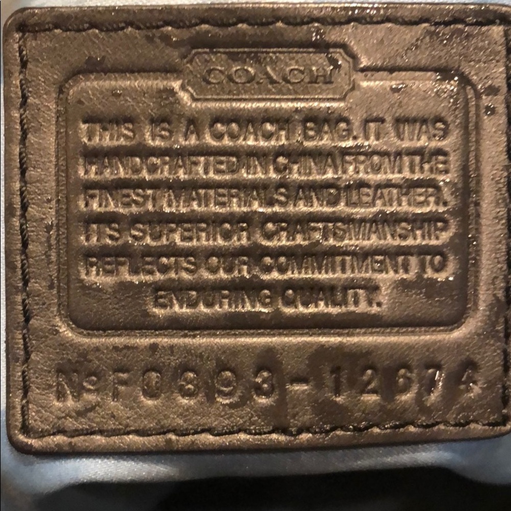 Authentic Coach Satchel - Picture 3 of 6